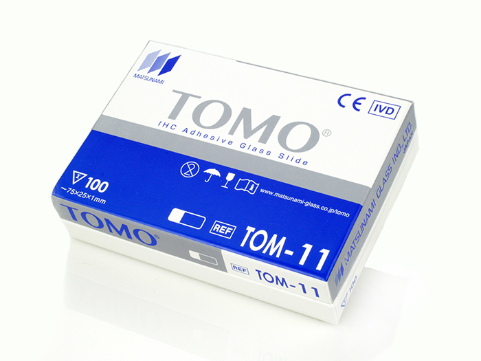 TOMO Adhesive Microscope Slides