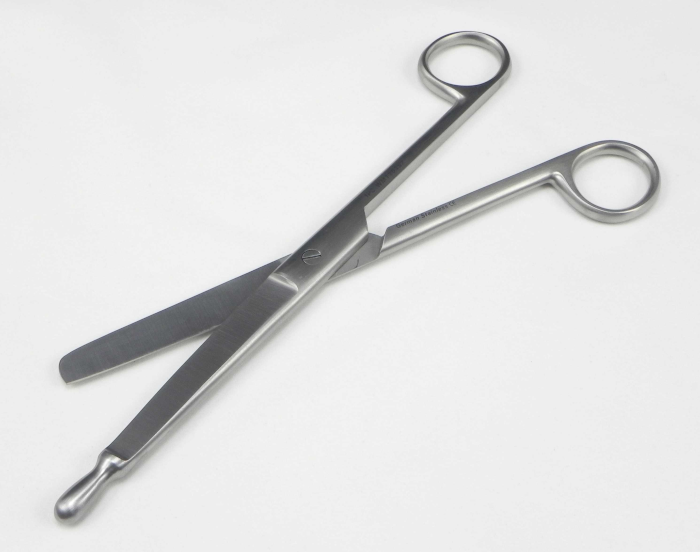 Enterotome Scissors, 21 cm Straight Premium Grade